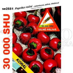 Paprika pálivá Korál